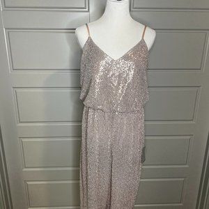 Eliza J Sequin Jumpsuit
